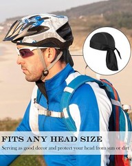 Do Rag Skull Caps for Men Sweat Wicking Doo Rags Cooling Helmet Cycling Bandana
