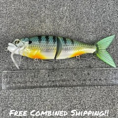 River2Sea Tactical Wake 210 Wakbait Swimbait 8&Prime; 3.75oz – (SELECT COLOR)