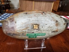 Illinois River Decoy by Glen (Judge) Cameron, Vintage and Rare. Original