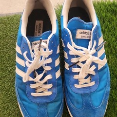 adidas Samba Golf Spikeless Blue/White Suede Sneaker Men&rsquo;s US 10 EU 44