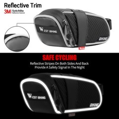 WEST BIKING Waterproof Bicycle Saddle Bag MTB Road Bike Cycling Seat Tail Bag