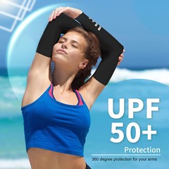 UV Cooling Arm Sleeves UPF50+ – Sun Protection & Reflective for Outdoor Sports U