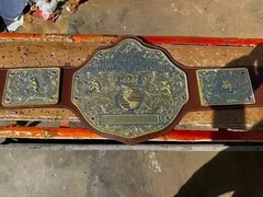 BIG GOLD World Heavyweight Championship Replica Tittle Belt Adult 4MM DieCasting