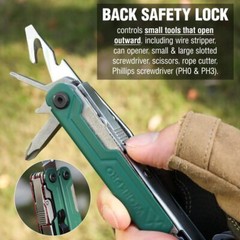 WORKPRO 18-in-1 Multi Tool Plier Stainless Steel Multitool Pocket Knife w/2 Lock