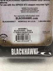 NEW Blackhawk 44H000BK-L Duty Holster Left Hand For Glock 17/19/22/23/31/32