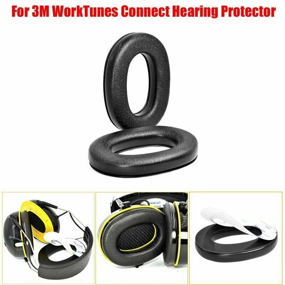 Ear Pads Replacement Cushions Earmuff For 3M WorkTunes Connect Hearing/Protector