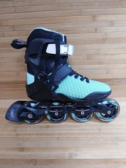 Powerslide Phuzion Xenon Arctic 80 Inline Skates Black Green Men 6 Women 7 UK 38