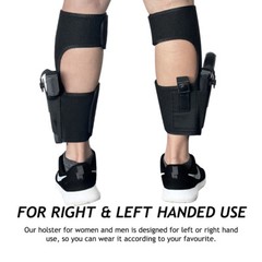 Ankle Leg Gun Holster Tactical Pistol Concealed Carry with Magazine Holder Pouch