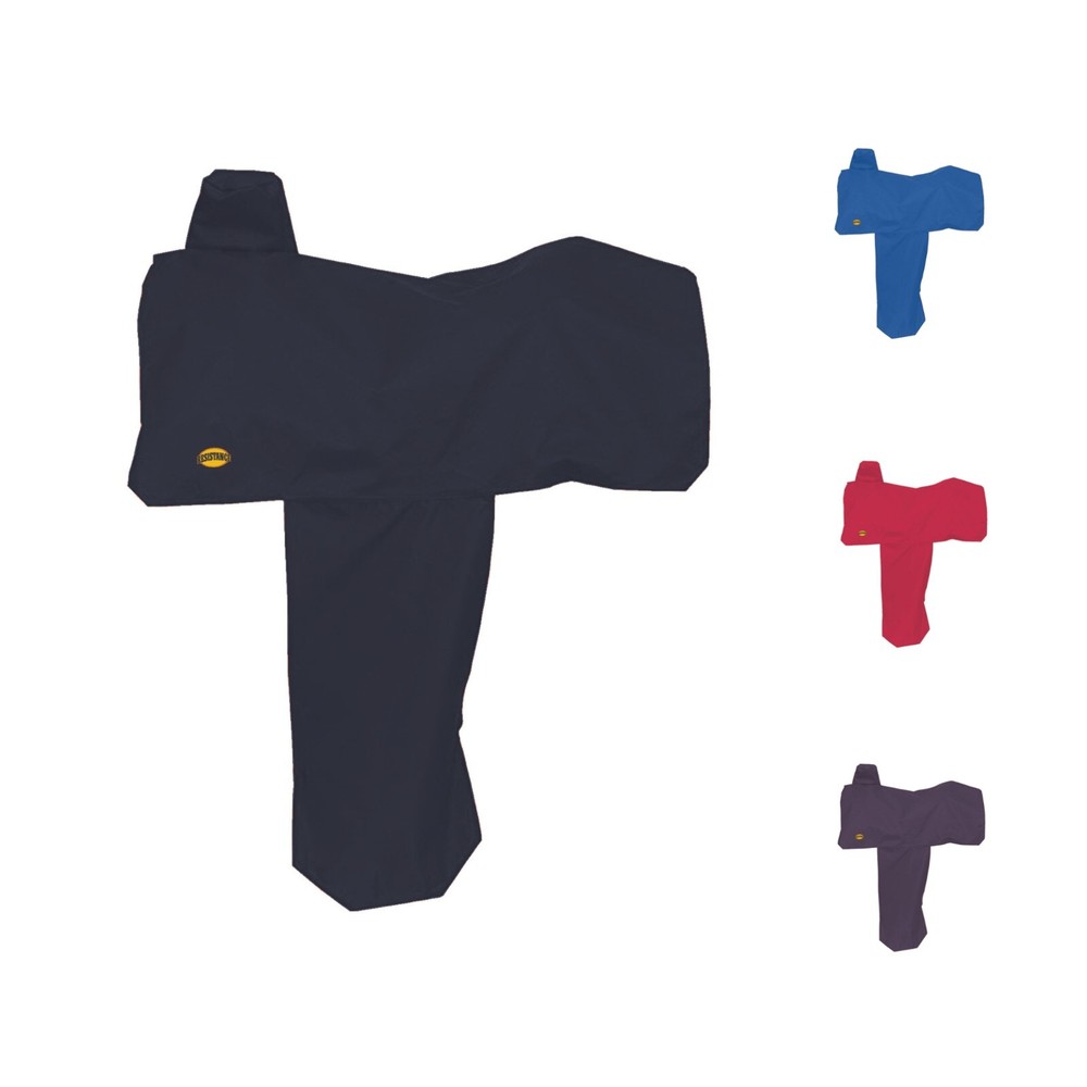 600D Nylon Western Saddle Cover Rip Stop Waterproof – Black, Red, RBlue, Magenta