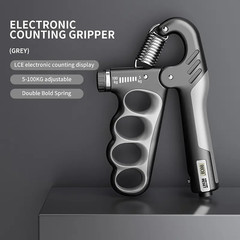 5-Piece Hand Grip Strengthener Exercise Kit – Adjustable Resistance (5-100Kg) wi