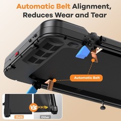 Walking Pad with Incline 10% Treadmills for Home Walking Pad with Handle Bar