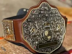 BIG GOLD World Heavyweight Championship Replica Tittle Belt Adult 4MM DieCasting
