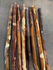 Natural Ozark Hiking & Walking Sticks 54&Prime; Height