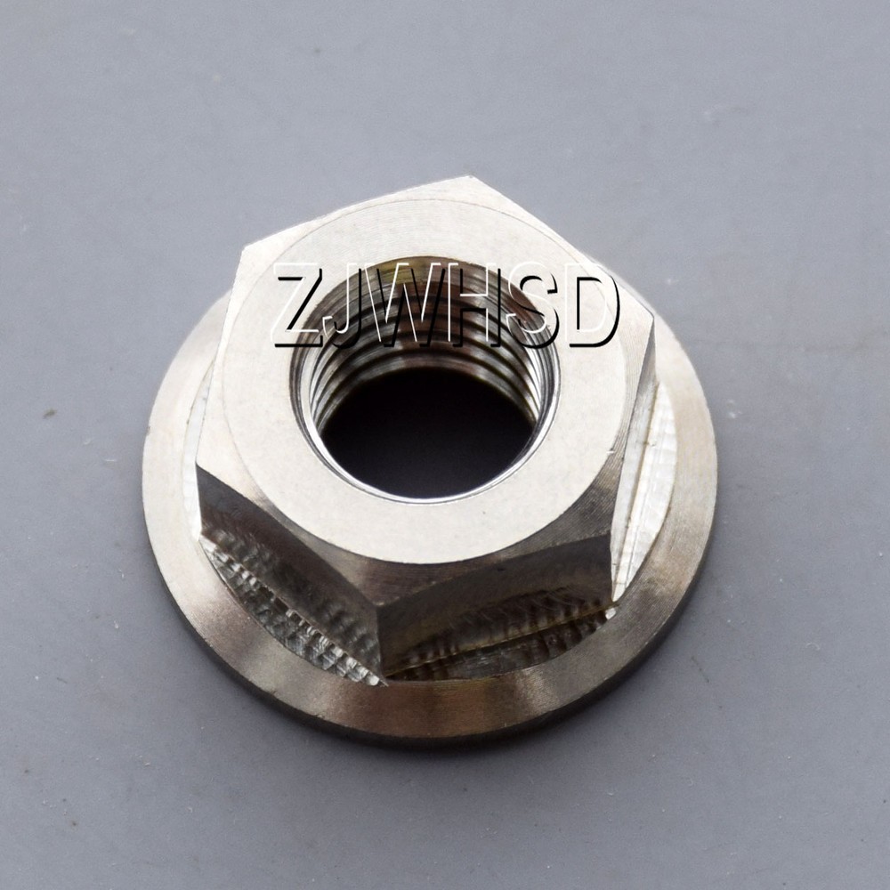 M7 x 1 Titanium Ti Hex Flange Nut /Aerospace Grade Bicycle Motorcycle Car Boat