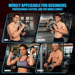 Premium Twister Arm Trainer, Adjustable 40-100lb Chest Workout Equipment