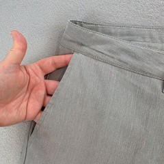 Travis Mathew Gray Heathered Herringbone Casual Shorts Size 38 Golf Walking