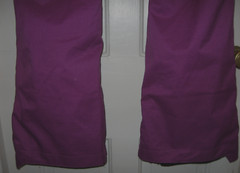 RIDE SNOWBOARDS SKI PANTS WOMENS SZ M NEON PURPLE STRATA HD11 ZIP PKTS BOOT EUC