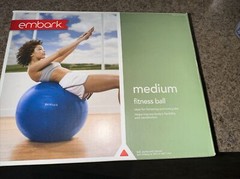 Embark Medium (25.5”) Anti-Burst Fitness Ball New With Pump + Manual
