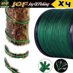 JOF 4 Strands Fishing Line 300/100M Braided PE Fishing Strong Fishing Line Multi