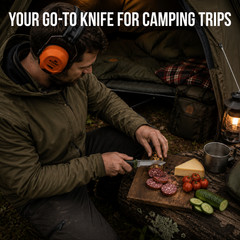 BAHCO Laplander Folding Saw & Knife w/ Sheath Set for Camping Hunting Bushcraft