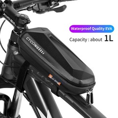 WEST BIKING Hard Shell Bicycle Bag Front Frame Top Tube Waterproof Cycling Bag