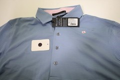 Greyson Golf Saranac Polo Mens Size Medium Wolf Blue/Shadow New INV13206466
