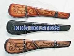 *USA* SELLER TJAYZ Western leather Tooled scabbard for henry rifle marlin lever