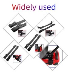 2 Pieces Adjustable Hoverboard Seat Attachment Straps and 2 Pieces Strap Prot…