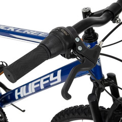 Huffy 26” Rock Creek Mountain Bike, Fits Riders 60”+, Blue, Adult, Men’s