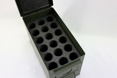 New Foam fits your Army steel .50cal .50 50 cal Ammo Can holds 18 37mm flares