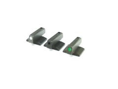 Novak Style White Black Green Dot Front Sight .180&Prime;H .125&Prime;W .330&Prime;x65° 1911 etc