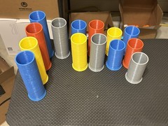 37mm 3D Printed Base. CNC Alum 34.4mm ID (same Fit) Sizes 1.8/2/2.5/3/4/5”