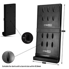 Cyeelife Dart Holder Combinable Plastic Wall Mount for 12pcs Steel/Soft Tip Dart