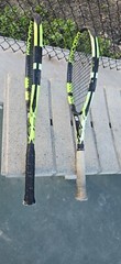 Two Babolat Pure Aero 2016 Tennis Racquets, 4 3/8, 10.6oz, 100 sq inch