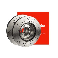 Brembo 09.A613.51 UV Coated vented drilled Front Brake Rotor…
