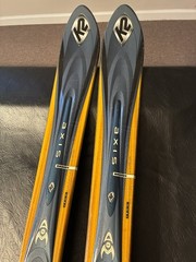 K2 AXIS Skis 160 cm / 18mm Sidecut 111/70/101 MOD Technology, VG Condition