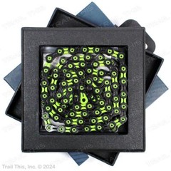 KMC DLC 11 Green & Black 11-Speed Bicycle Chain fits Campagnolo SRAM Shimano