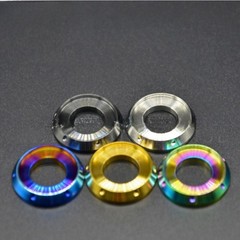 Titanium alloy flange gasket motorcycle modification gasket M5/M6/M8/M10