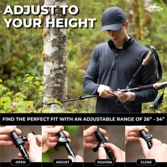 Tain Tech Trekking Poles Carbon Fiber Monopod Walking Or Hiking Sticks With With