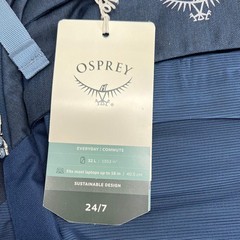 OSPREY Nebula Backpack For Commutes, School & Casual 32L Navy Blue 10004593