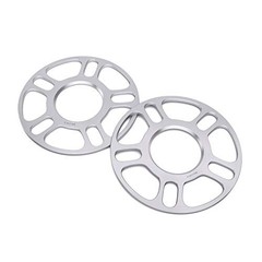 – 5mm 5×114.3 Hubcentric Wheel Spacers (60.1mm Bore) 5mm Thickness Silver