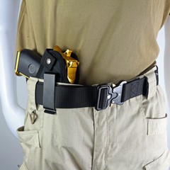 Tactical Universal OWB IWB Holster Pistols with Flashlight or Optic/Light/Laser