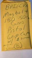 BPI/CVA Magbolt 150 Muzzleloader Rifle Pistol Grip Cap with Screw – Missing 1(E)