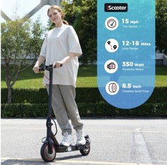 iScooter i9 350W Foldable Electric Scooter 30kM Long Range 19Mph Kick E-Scooter