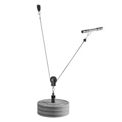 Uimoso Pulley System 2 PC Gym Pulley with Steel Cables, 330 lbs Weight Capacity