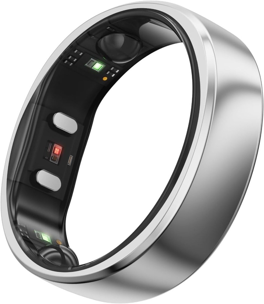 RingConn Gen 2, World’s First Smart Ring w/Sleep Apnea Monitoring SILVER Size 8