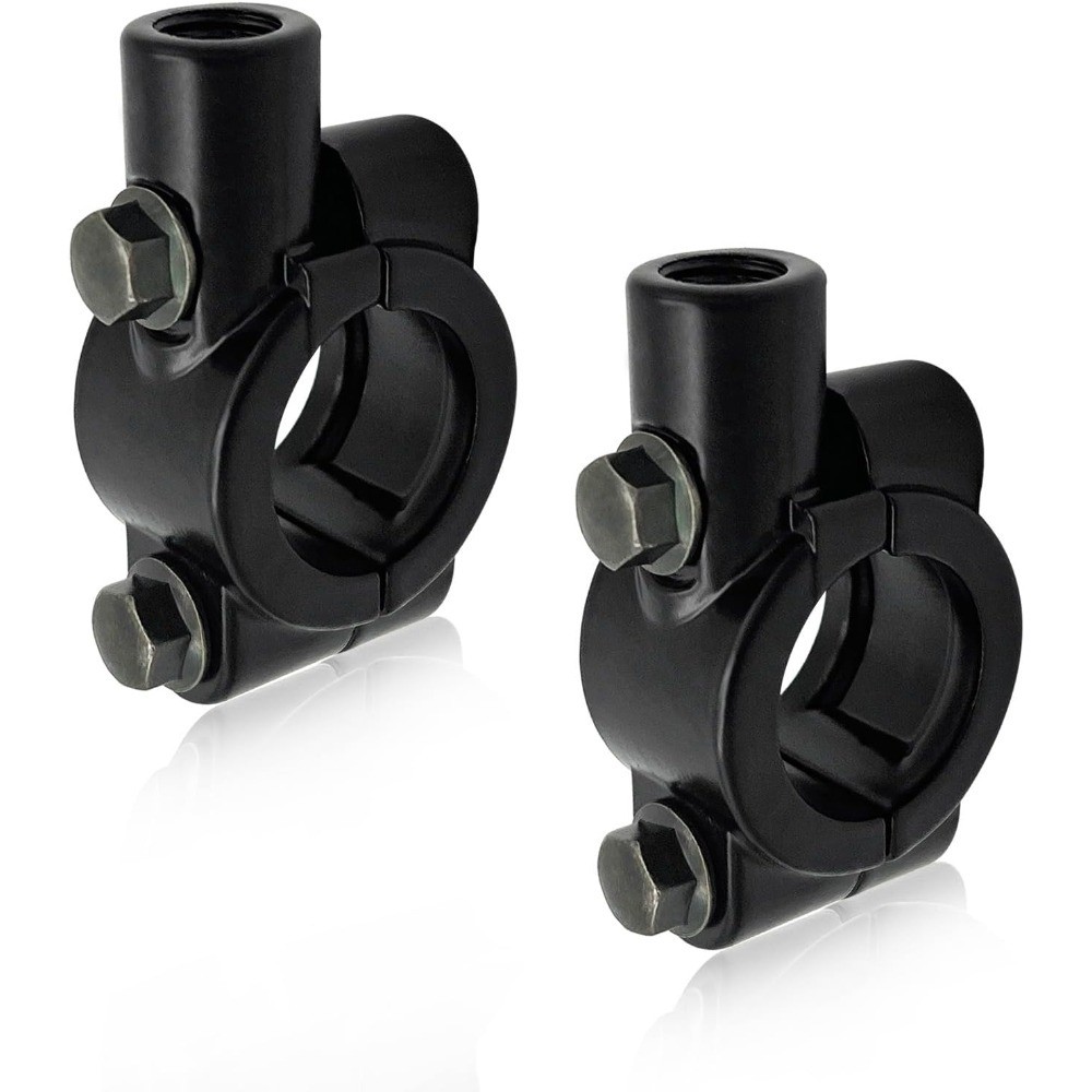 Universal Motorcycle Handlebar Mirror Mount Holder 7/8&Prime; Thread Adapter Clamp for