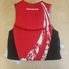 NWT AIRHEAD Swoosh Red Youth 55-88 Pounds Life Jacket Water Safety
