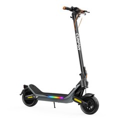 Electric Scooter up to 25Mph 35Miles Disc Brakes with EABS Fingerprint Unlock