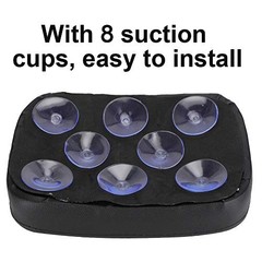 Artificial Leather Motorcycle Passenger Pad with 8 Suction Cups – Universal